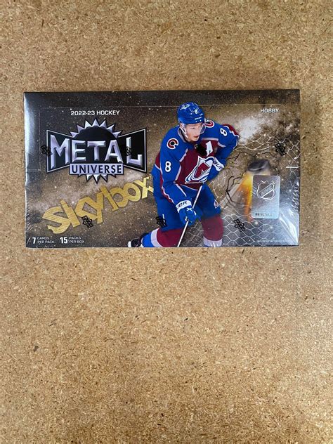 skybox metal hobby box|skybox metal universe hockey 2022.